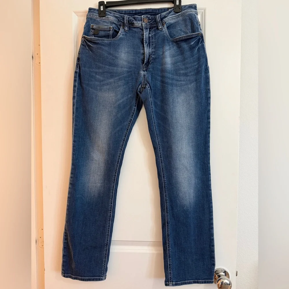 Buffalo David Bitton Ash-X Men’s Jeans 34x32 Slim Stretch Denim